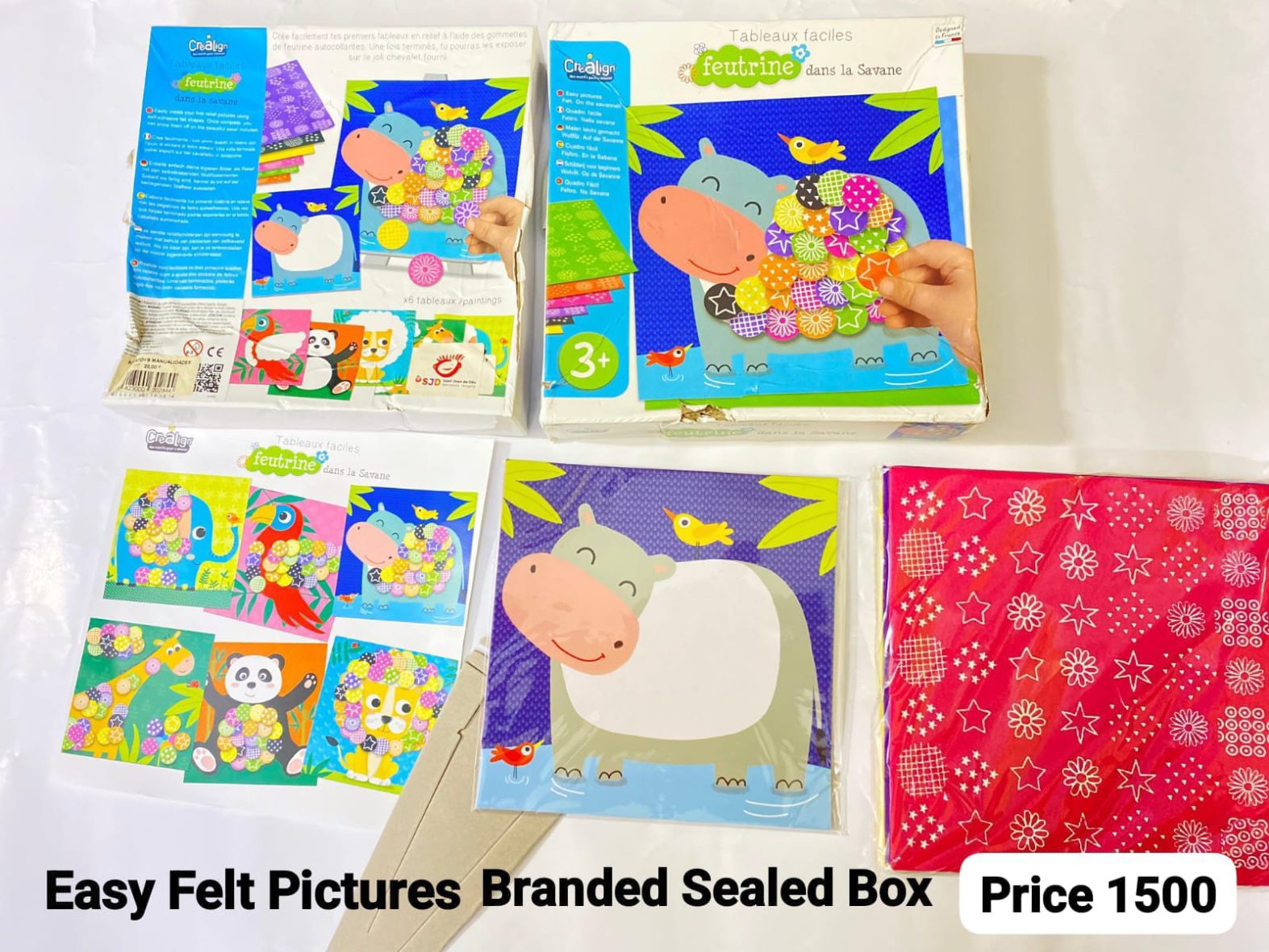 Felt Relief Paintings Creative Set For Children