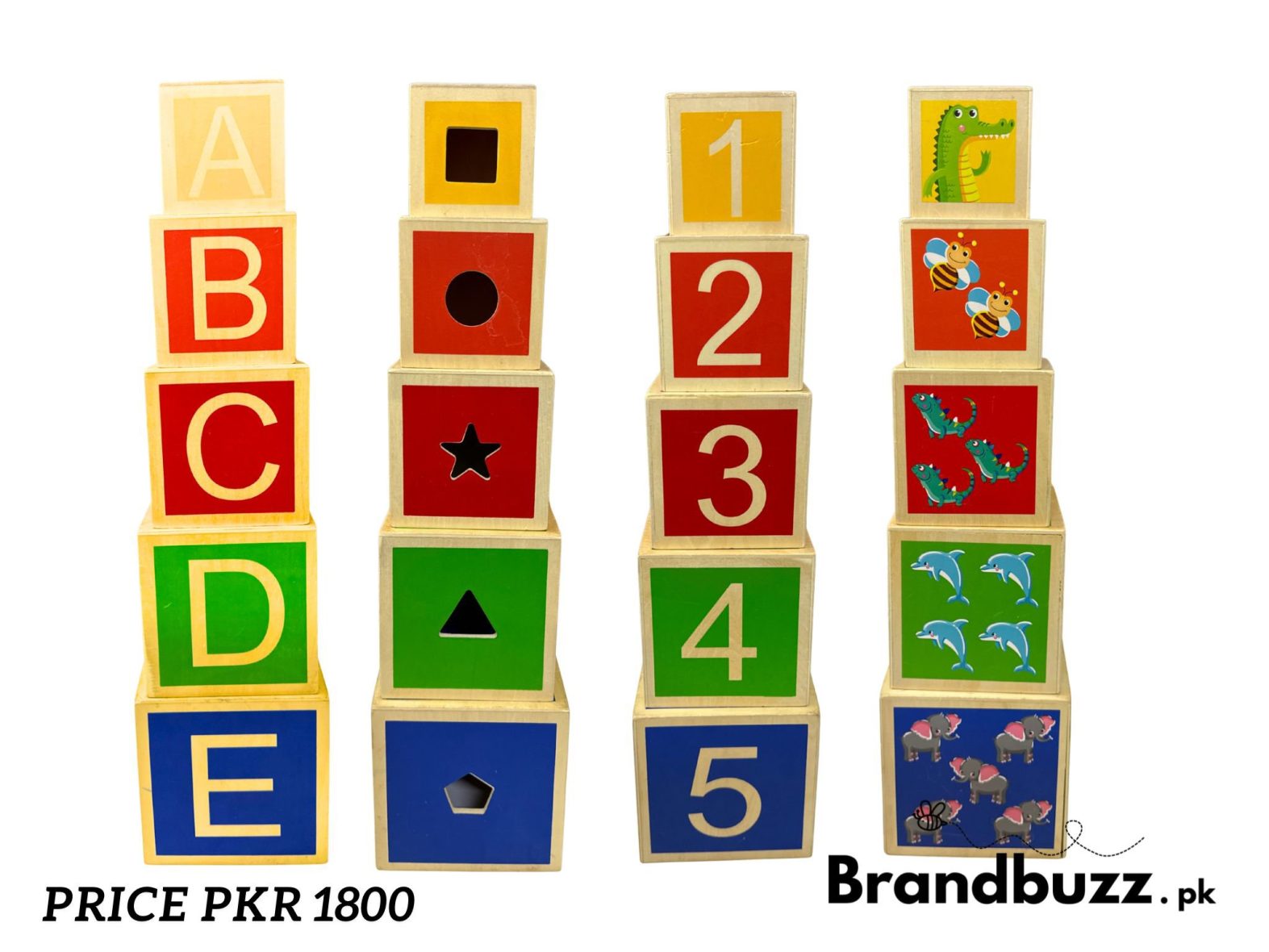 Wooden Stacking Cups